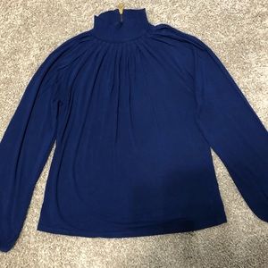 Michael Kors Blue Turtleneck